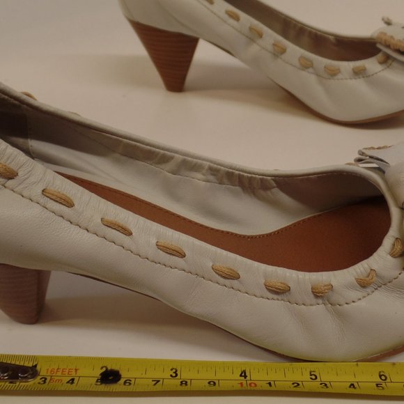 B Makowsky "BFEAST" Sz 9 White Leather - Picture 11 of 12